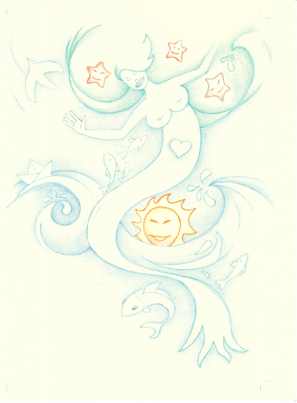 %luca.fruzza/visual.designerillustrations   mermaid